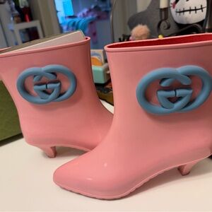 Gucci Pink Boots
